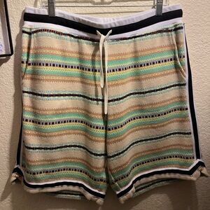 John Elliott Multicolor Knit Shorts